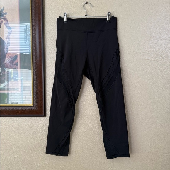 Lululemon Never Still Crop Mesh Legging Size 8 - Picture 2 of 5